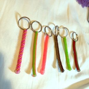 Colorful handmade keychains!